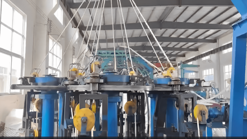 arrange synthetic rope production
