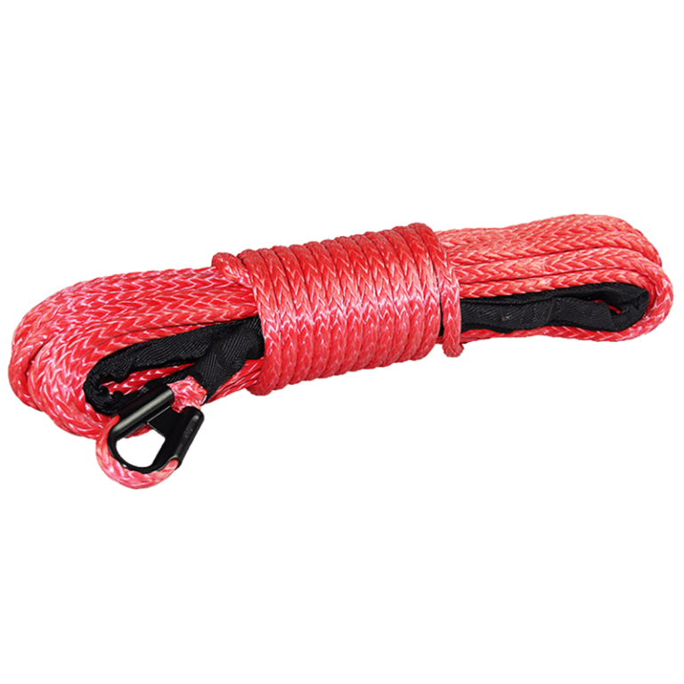 red winch cable