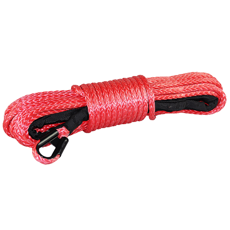 red winch cable