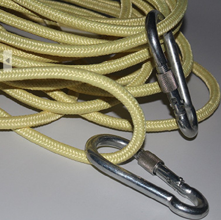 Customized terminations for kevlar rope