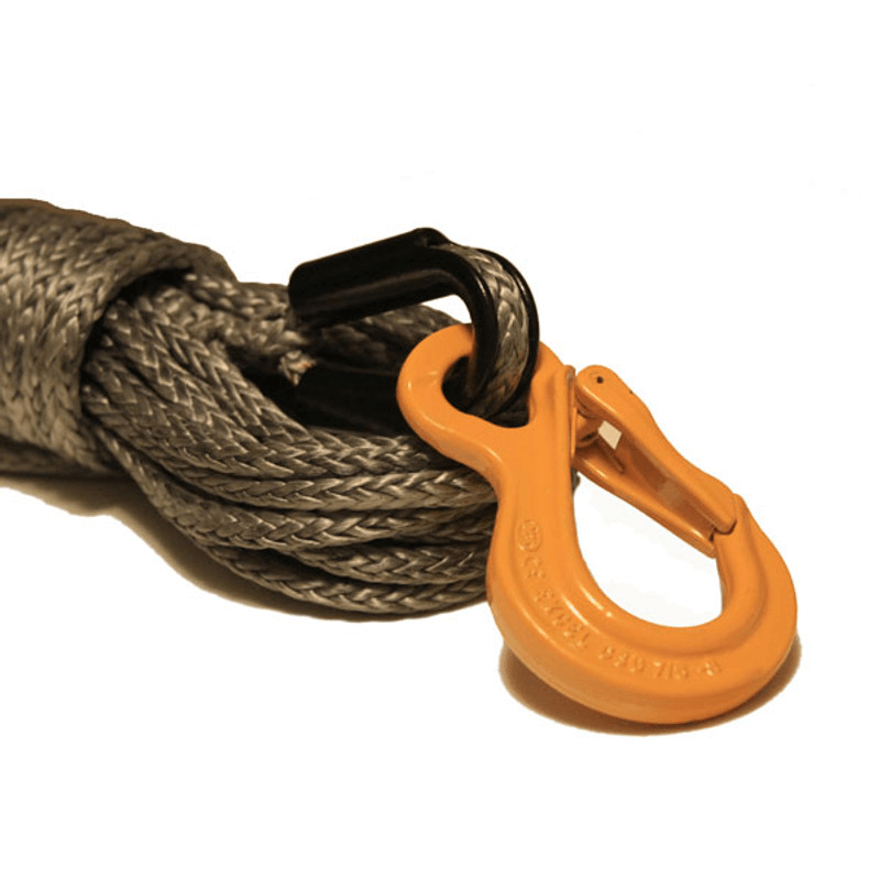 synthetic rope fittings and attachments
