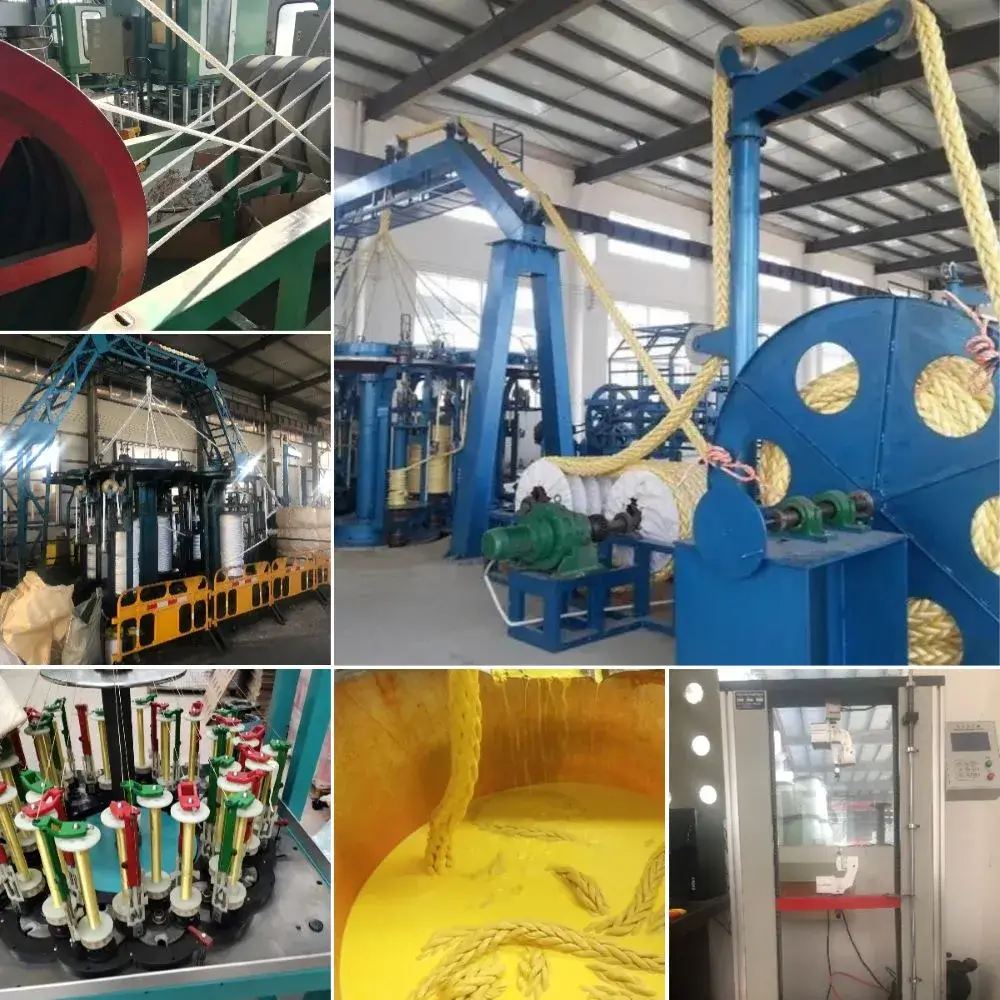 synthetic rope facotry process to do quality contorl