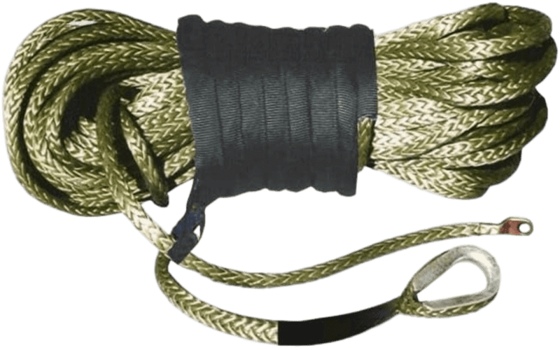 synthetic winch rope for military