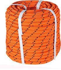 Corda Per Bandiera 24 M Con 8 Ganci – Nylon Bianco Resistente UV Per Esterno
