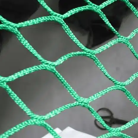 釣り用のナイロン無結節網